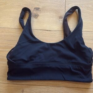 Lululemon Athletica Align Reversible Black Seamless Sports Bra